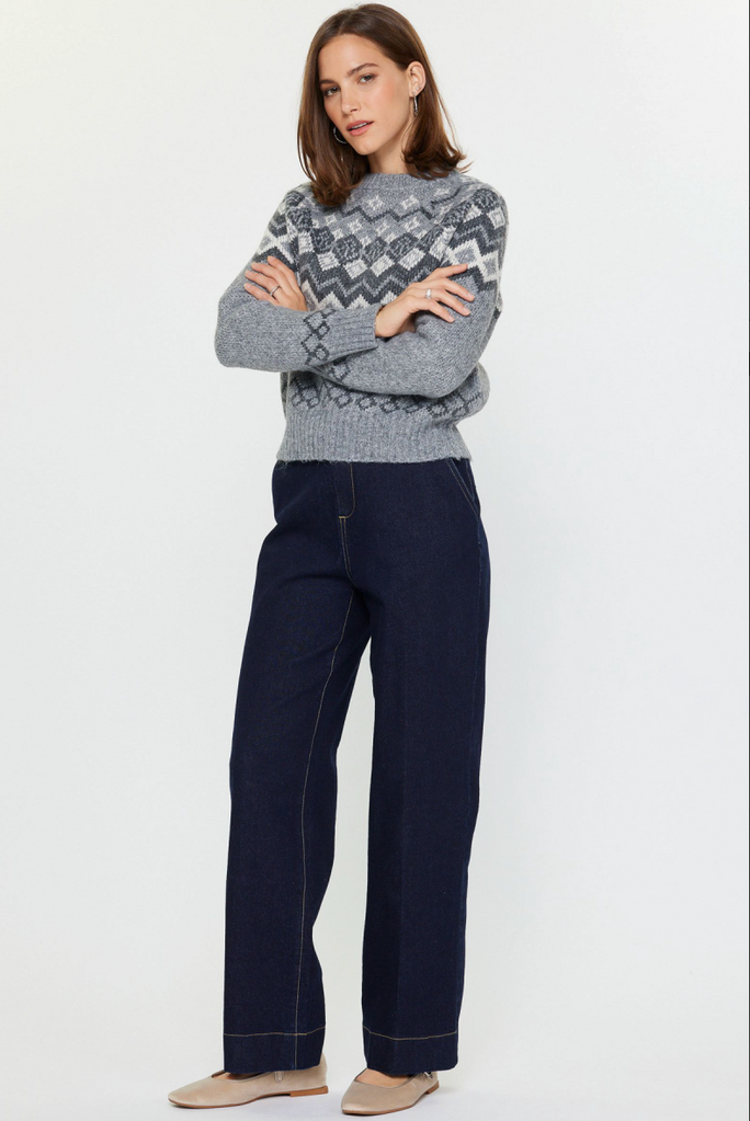 Current Air Fair Isle pattern sweater