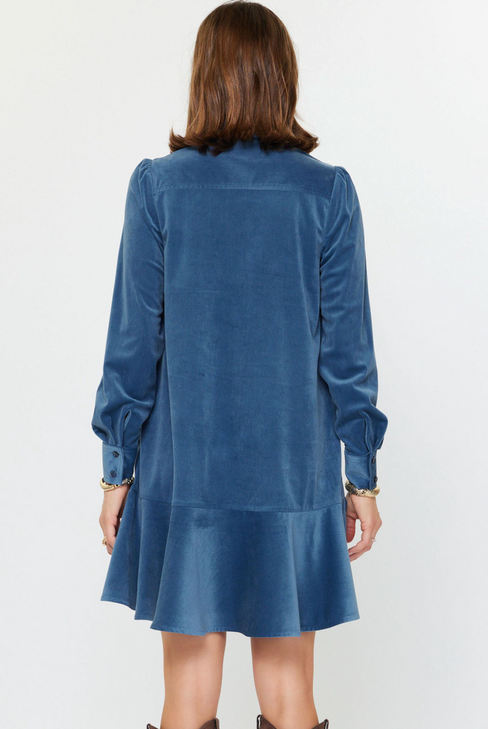 Current Air Fluted Mini Shirt Dress