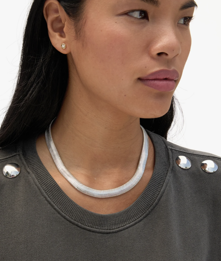 Clare V. Snake Chain Collar