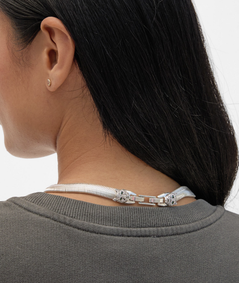 Clare V. Snake Chain Collar