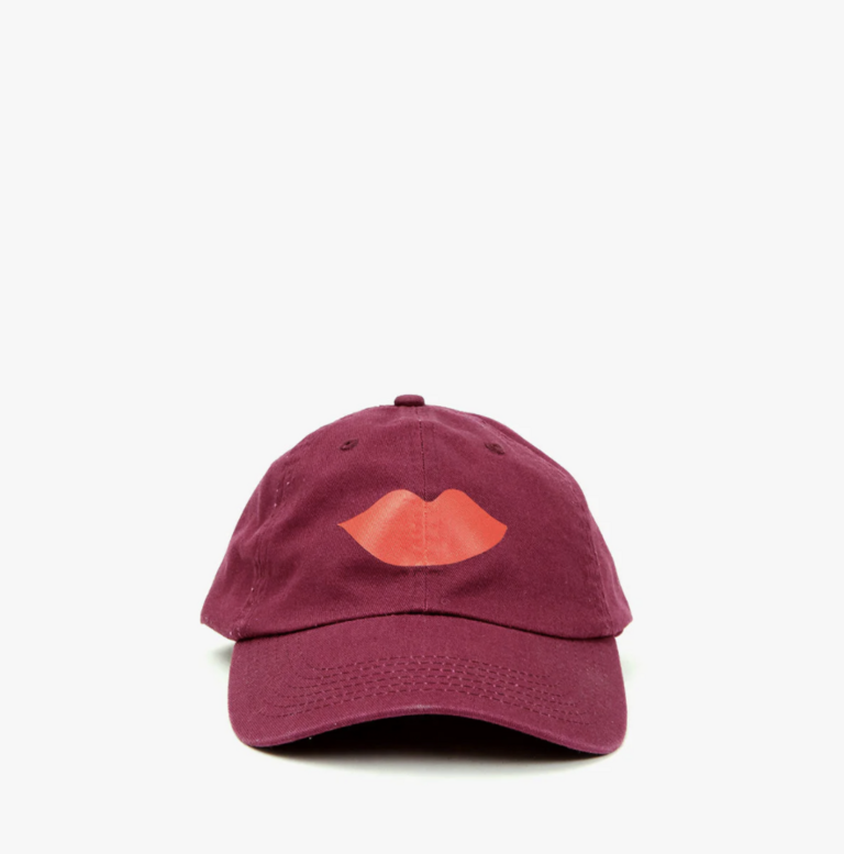 Clare V. Baseball Hat - Lips