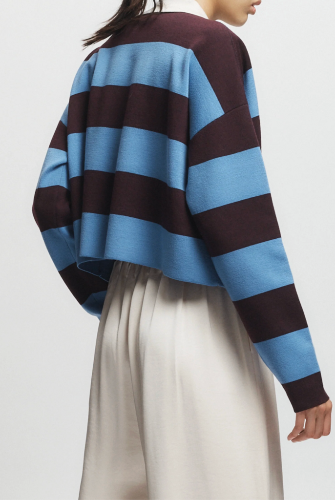 Saint Art Samira Striped Knit Polo