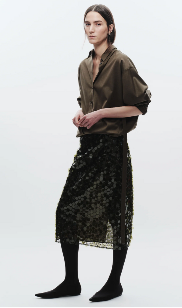 Saint Art Zeyon Sequin Mesh Skirt