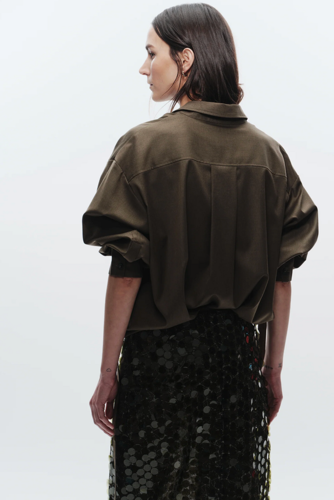 Saint Art Zeyon Sequin Mesh Skirt