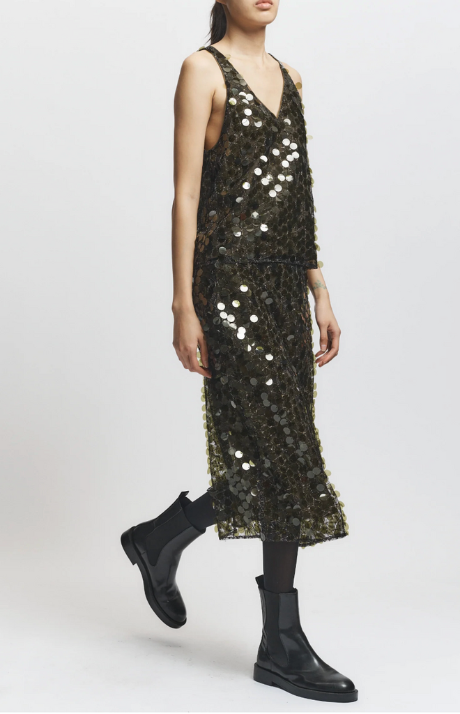 Saint Art Zeyon Sequin Mesh Skirt