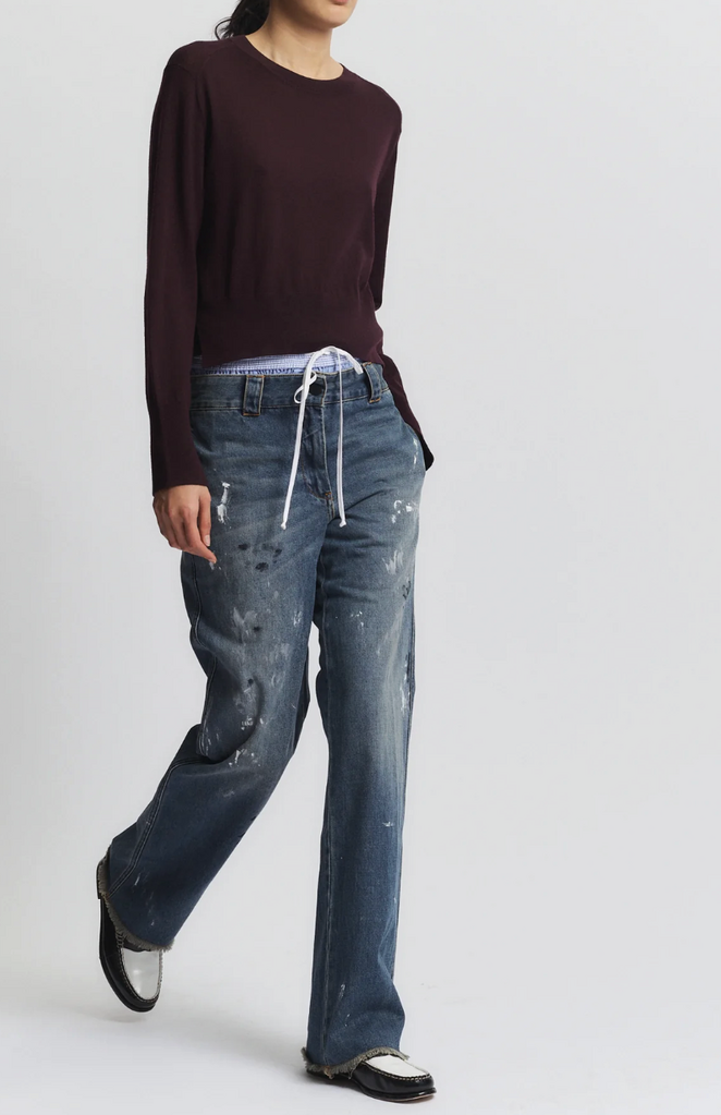 Saint Art Elodie Layered Crewneck Knit