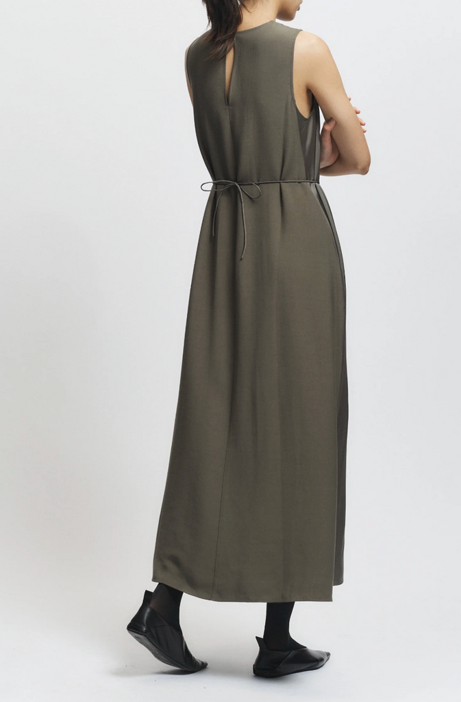 Saint Art Grant Charmeuse Maxi Dress