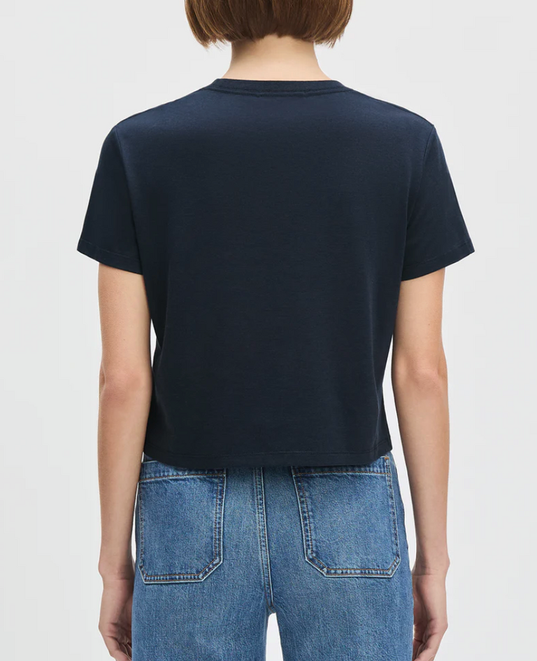Favorite Daughter Favorite Daughter Cropped Collegiate Tee