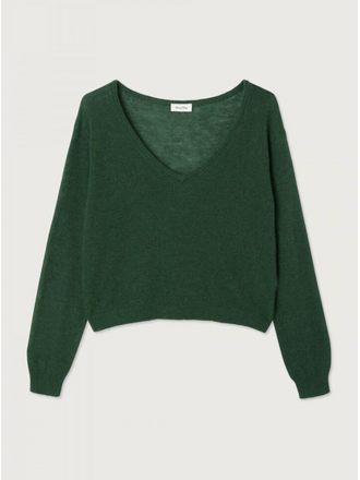 American Vintage Dumy V-Neck Balloon Cut sweater