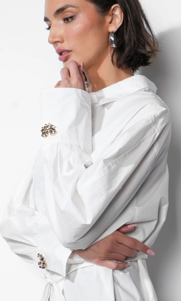 Greylin Charlotte Longline Oversized Shirt