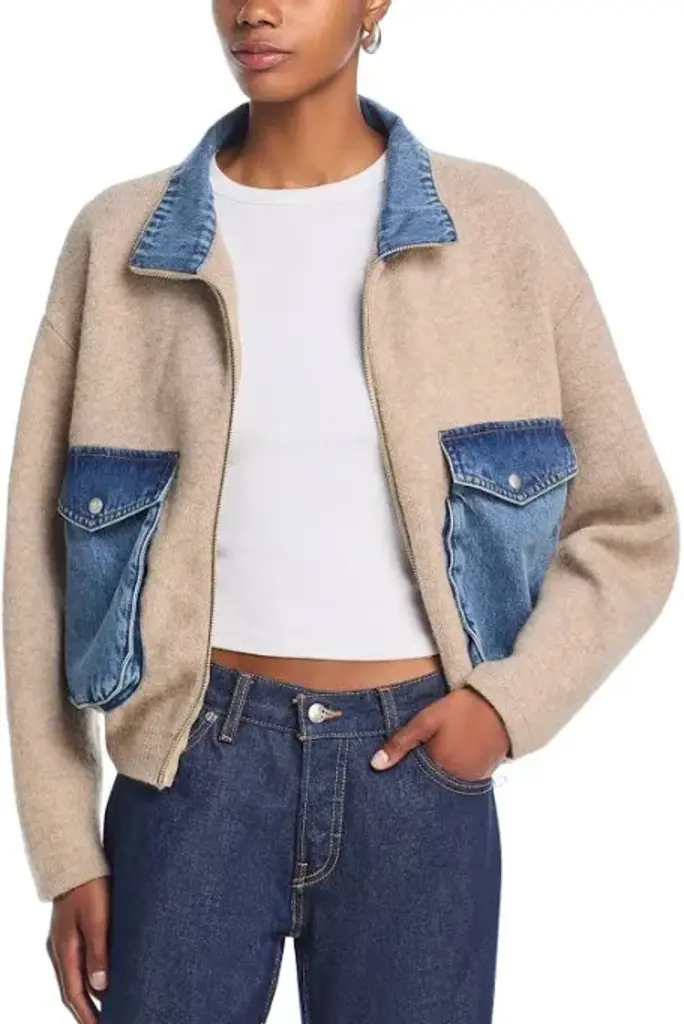 BlankNYC Glow Up Sweater Jacket