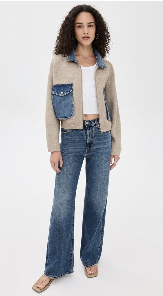 BlankNYC Glow Up Sweater Jacket