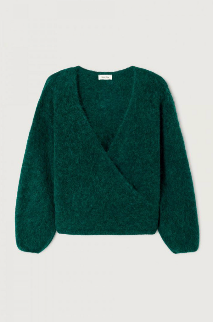 American Vintage Femme Pulls Crossover Sweater