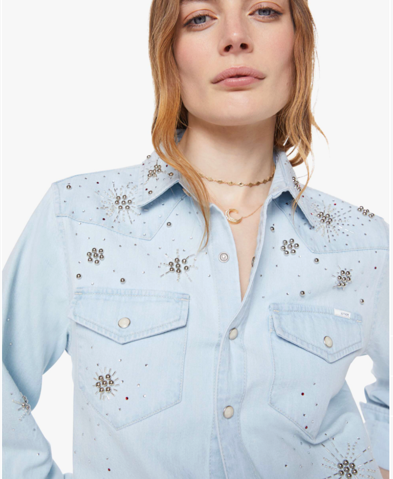 Mother Denim The All My Exes Folk Star Shirt