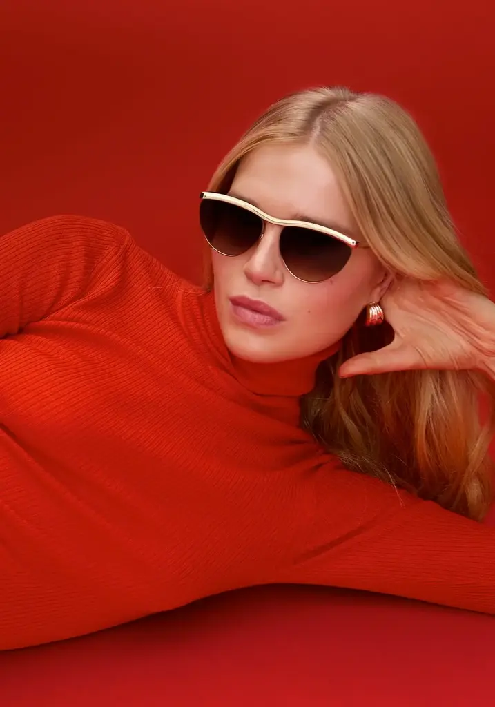 Krewe Heidi I 12K Matte Black Fade Chroma + Blonde Venezia