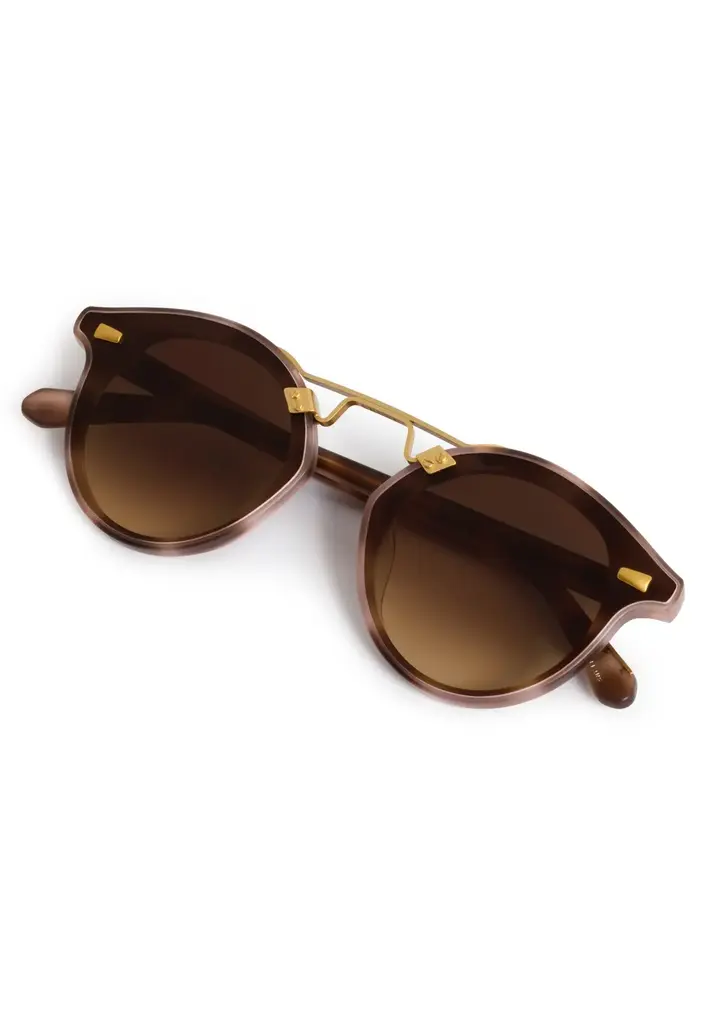 Krewe STL Nylon I Matte Blush Tort 18K