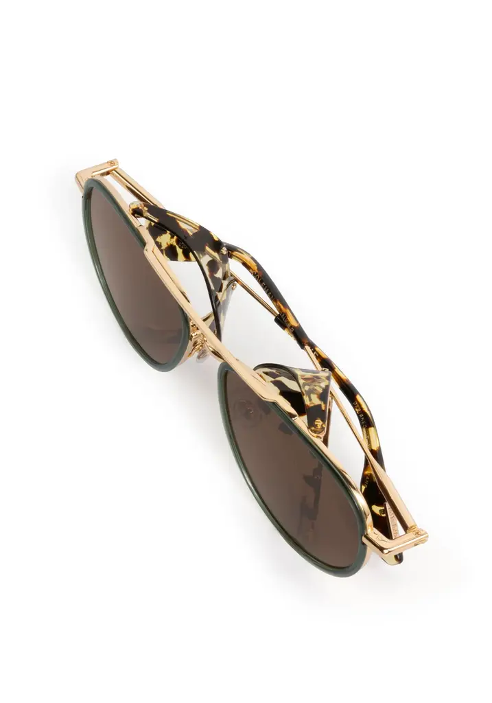 Krewe Coleman Blinker I Bottle Green + Zulu 18K