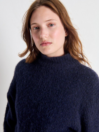 American Vintage Women's jumper East I Melange Navy