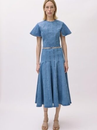 Simkhai Taylan Midi Skirt