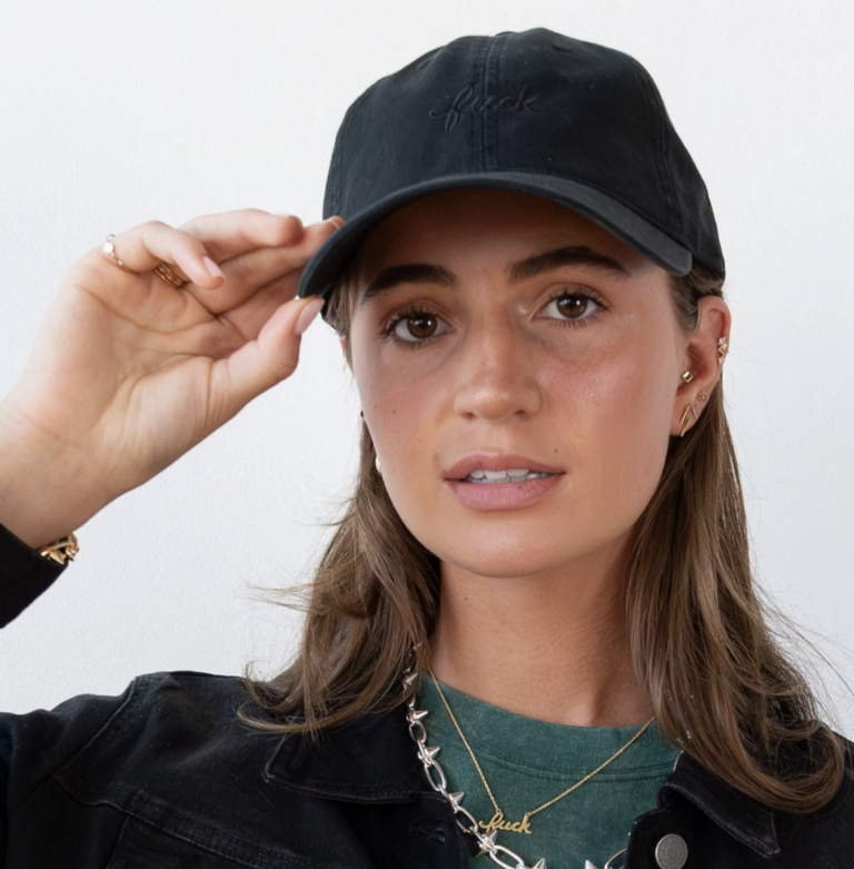 Fuck Script 100% Cotton Baseball Cap