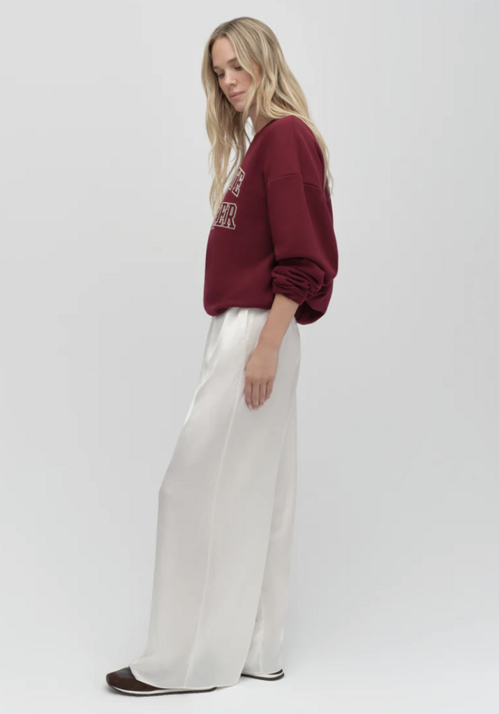 Favorite Daughter The Collegiate Embroidery Sweatshirt