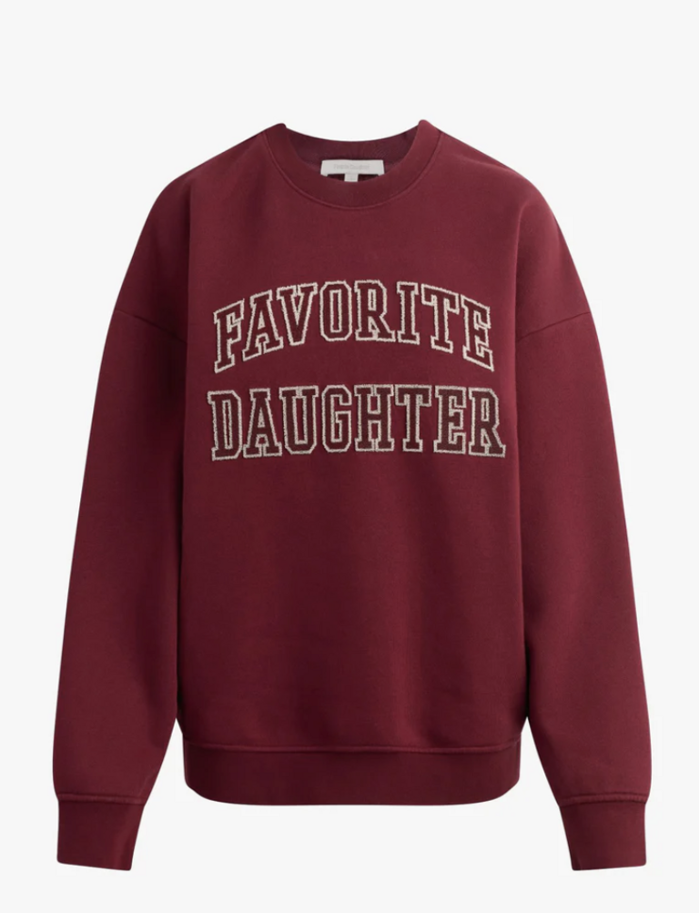 Favorite Daughter The Collegiate Embroidery Sweatshirt