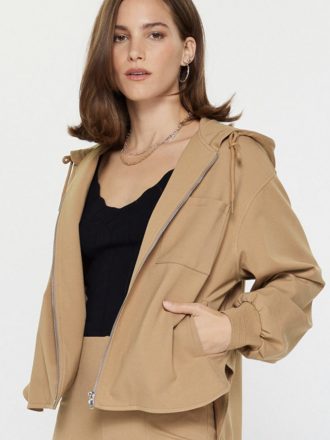 Current Air Zip-Up Hoodie Swacket -Multiple Colors