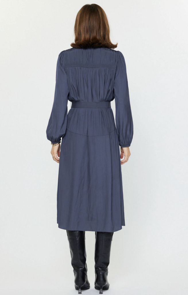 Current Air L/S Shoulder Detail Dress- Multiple Colors