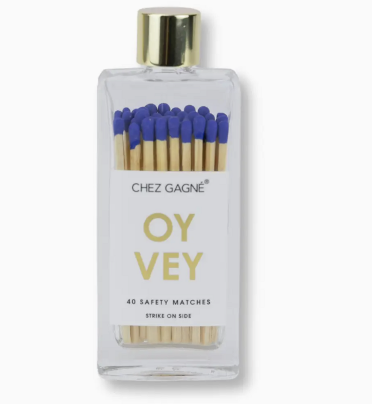 Chez Gagne Glass Bottle Matches