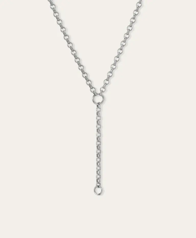 Adina Reyter Rolo Chain Lariat Necklace