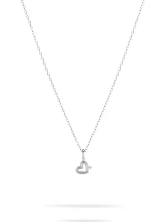 Adina Reyter Mini Groovy Diamond Heart Charm