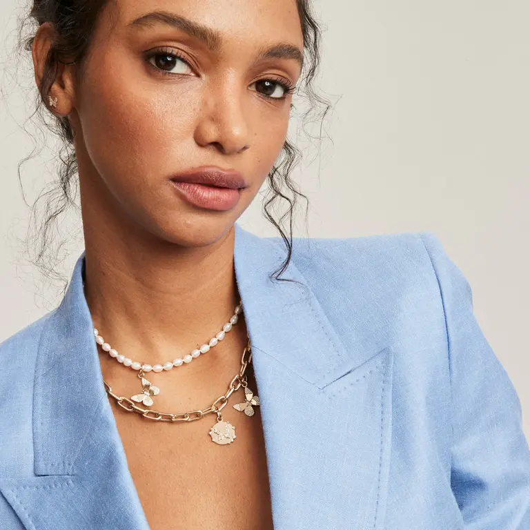 Adina Reyter Diamond Butterfly Hinged Charm