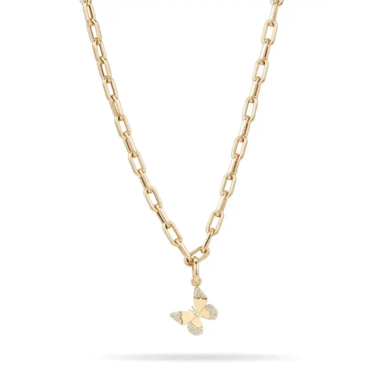 Adina Reyter Diamond Butterfly Hinged Charm