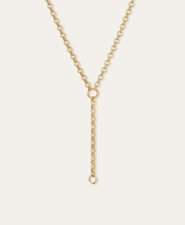 Adina Reyter Rolo Chain Lariat Necklace