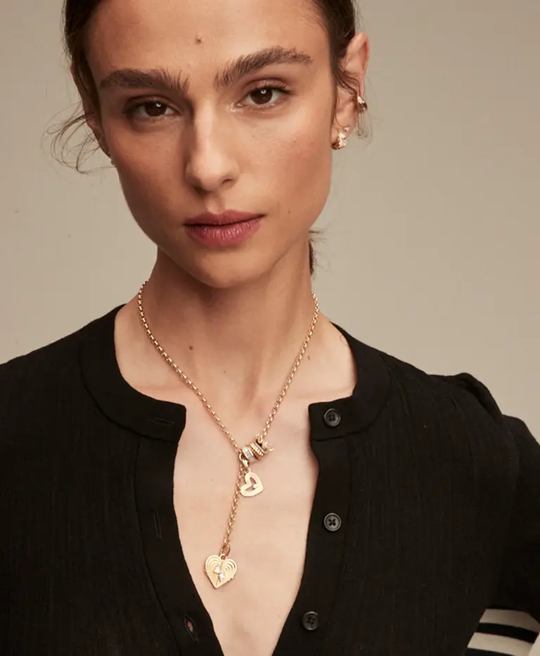 Adina Reyter Rolo Chain Lariat Necklace