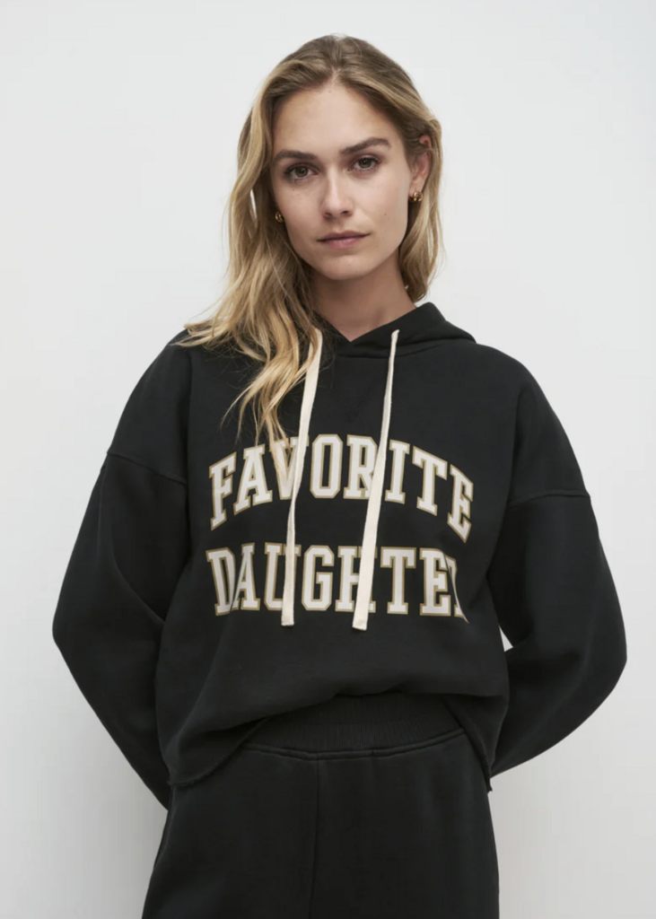 Favorite Daughter THE CROPPED COLLEGIATE HOODIE