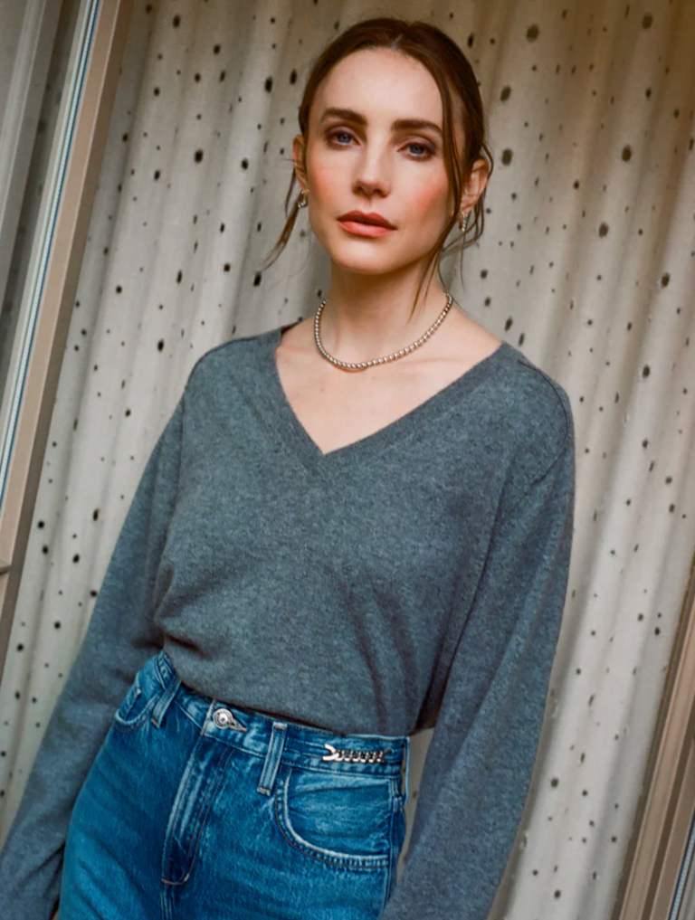Favorite Daughter The Ryann V-Neck Sweater