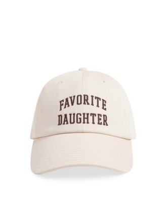 Favorite Daughter ALL CAPS LOGO BASEBALL CAP