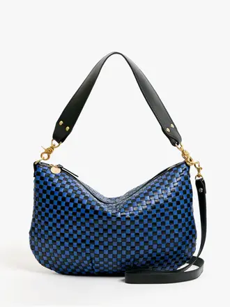 Clare V. Woven Checker Moyen Messenger