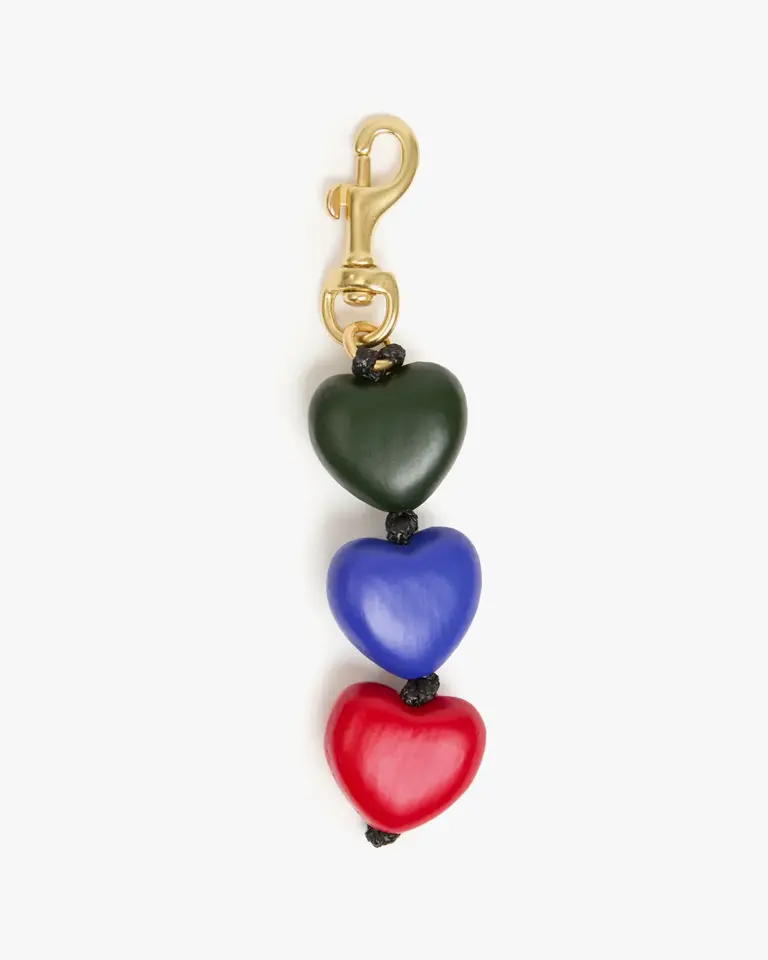 Clare V. Heart Fob