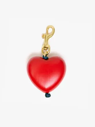 Clare V. Grande Heart Fob