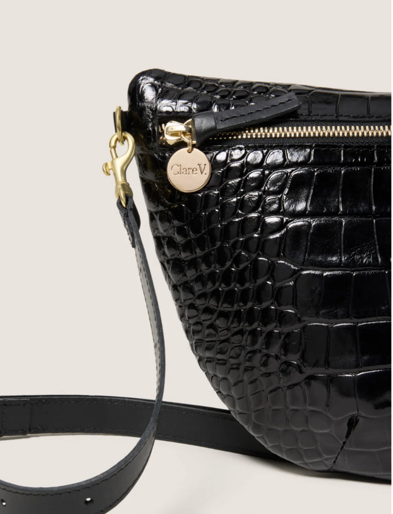 Clare V. Congo Croco Grande Fanny