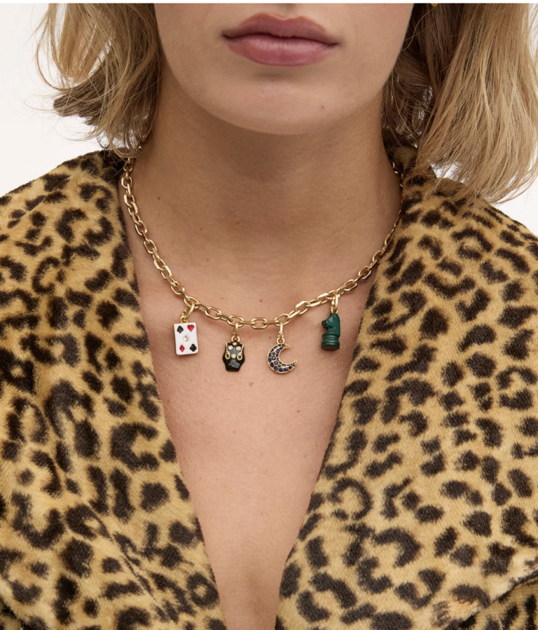 Clare V. Crescent Charm