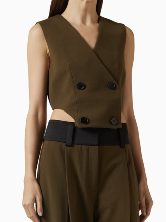 Saint Art Wes Double Breasted Vest