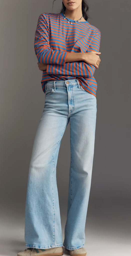 Mother Denim The Hustler Roller Sneak