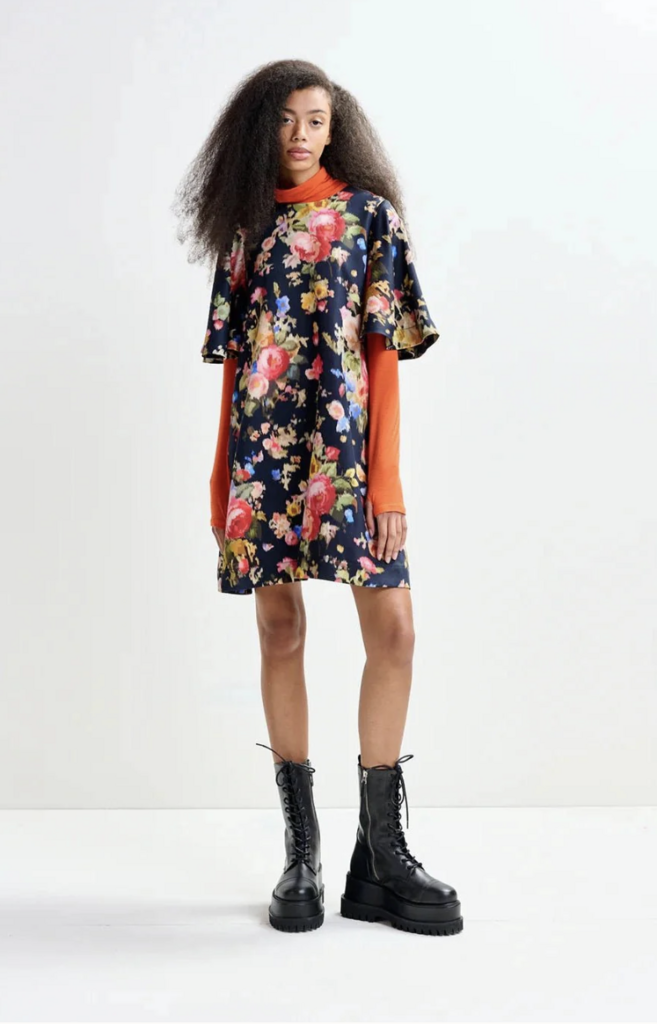 Essentiel Antwerp Jamie Wide A-Line Mini Dress