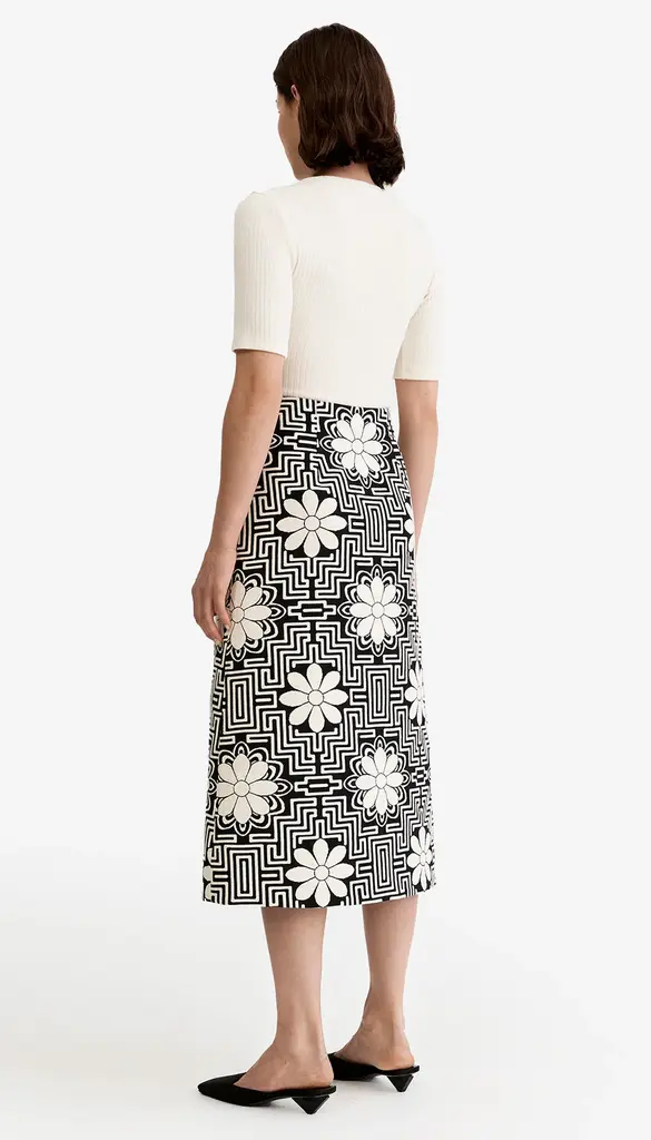 Smythe A-Line Midi Skirt