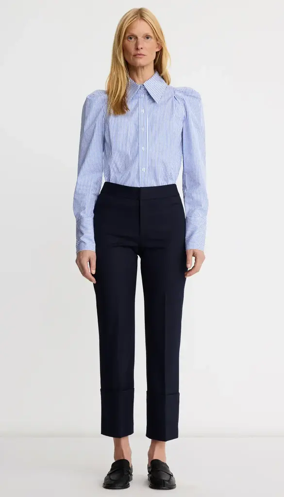 Smythe Box Pleat Oxford Shirt