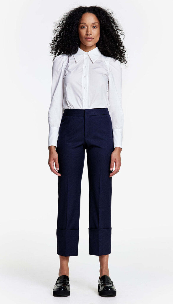 Smythe Cuffed Navy Flood Pant