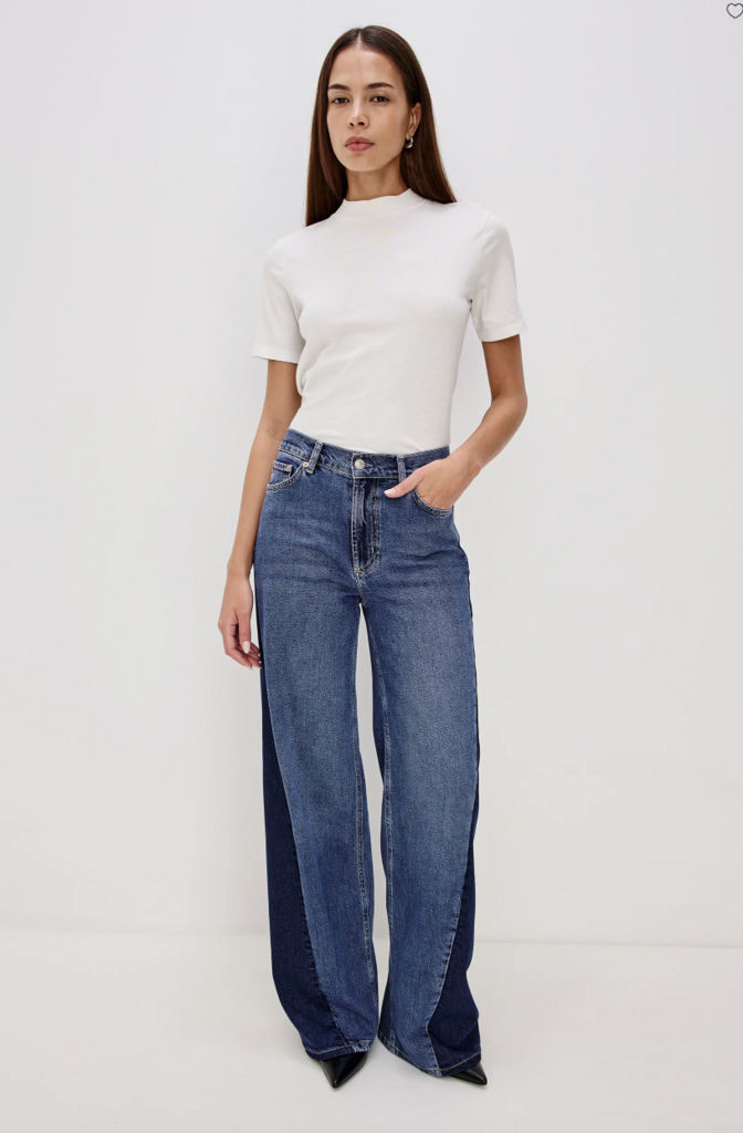 Rails Angeleno Godet in Indigo Grove